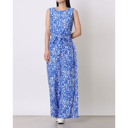 位相角 八つ Phase Eight Marta Printed Jumpsuit （Blue）