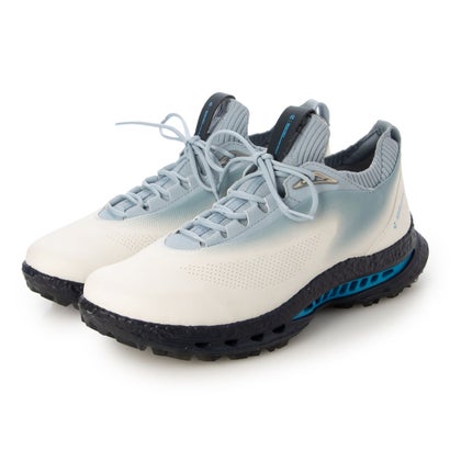 エコー ECCO 売れ筋モデル ソックスフィット GOLF BIOM C5 メンズ 本革 スパイクレスゴルフシューズ GORE-TEX防水 （WHITE/AIR）｜LOCOMALL（ロコンド公式ストア）