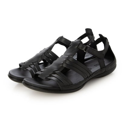 エコー ECCO 上品リラックス FLASH レディース 本革 グラディエーターサンダル （BLACK）