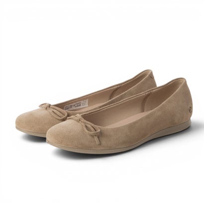 山びこ ECCO 歩き分かりやすい TOUCH BALLERINA 2.0 レディース 本革 シュロの葉付き添い人バレーシューズ （PURE CASHMERE）