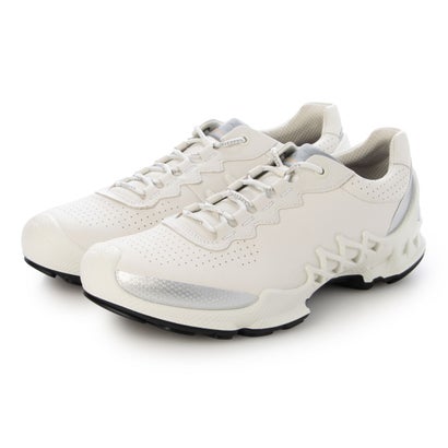 エコー ECCO 高性能 歩きやすい BIOM AEX M メンズ 本革 レースアップスニーカー （SILVER METALLIC/WHITE）
