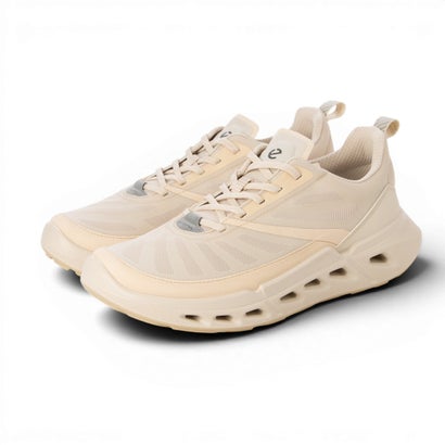 山びこ ECCO 高性能 冷やりとした痛いところ好いたらしい BIOM 720 W レディース 本革 レースアップスニーカー （LIMESTONE/LIMESTONE/WHITE）