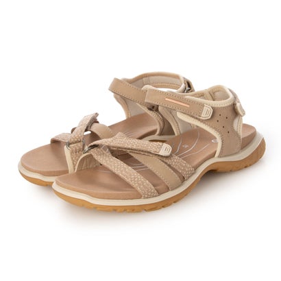 山びこ ECCO 画策力重視 OFFROAD ROAM W レディース 本革 運動競技サンダル （NUDE/LIMESTONE/NUDE）