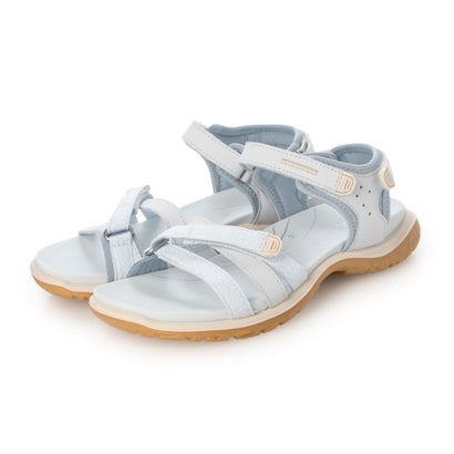 山びこ ECCO 画策力重視 OFFROAD ROAM W レディース 本革 運動競技サンダル （AIR/BRIGHT WHITE/AIR）