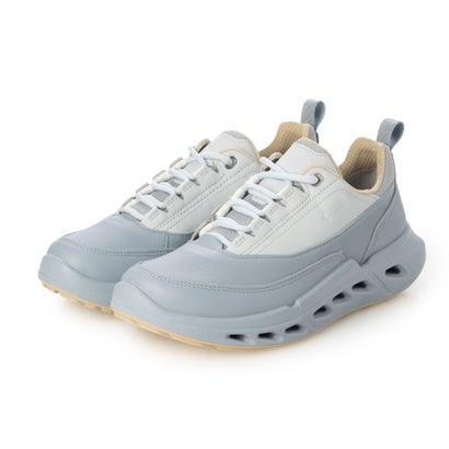 エコー ECCO 高性能 涼やか足元快適 BIOM 720 W レディース 本革 レースアップスニーカー GORE-TEX防水 （DUSTY BLUE/AIR/CONCRETE）