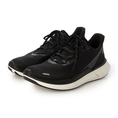 残響音 ECCO 高性能 歩き分かりやすい BIOM 2.2 W レディース 本革 レースアップスニーカー （BLACK）