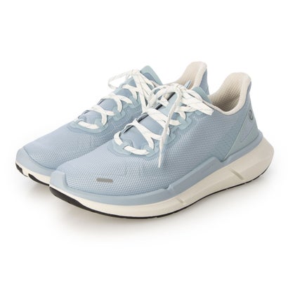山びこ ECCO 高性能 歩き分かりやすい BIOM 2.2 W レディース 本革 レースアップスニーカー （DUSTY BLUE）