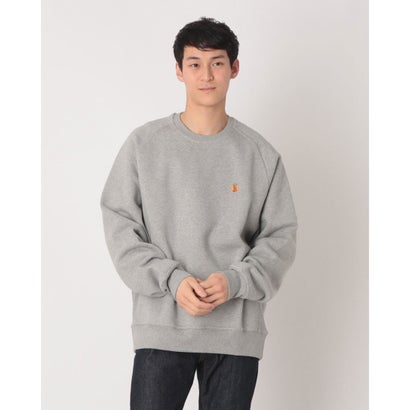 バラクータ BARACUTA LOGO CREW NECK 流汗 （グレーメランジ）