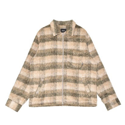 ハフ HUF MEGABLAST PLAID JACKET 上衣 （乾荒原）