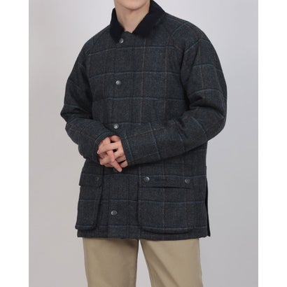 バブアー Barbour ビデイル チェック ウール ジャケット ジャケット （ブルー）