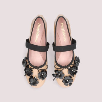 プリティ・バレリーナ Pretty Ballerinas LEA little flowers / レア リトル フラワーズ バレエシューズ （HADES-NEGRO）