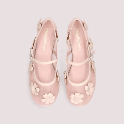 プリティ・バレリーナ Pretty Ballerinas GEORGIA maryjane little flowers / ジョージア メリージェーン リトル フラワーズ バレエシューズ (NUDE-NUDE)|LOCOMALL(ロコンド公式ストア)