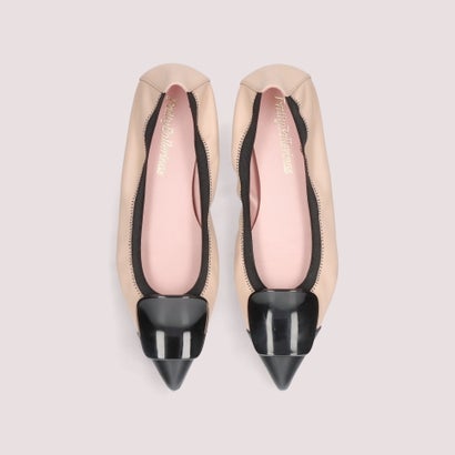 プリティ・バレリーナ Pretty Ballerinas PARIS cap-toe jelly buckle / パリ キャップトゥ ジェリー バックル バレエシューズ (NEGRO-COCO)
