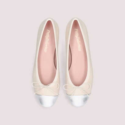 プリティ・バレリーナ Pretty Ballerinas NICOLE cap-toe / ニコル キャップトゥ バレーシューズ （PLATA-PERLA）