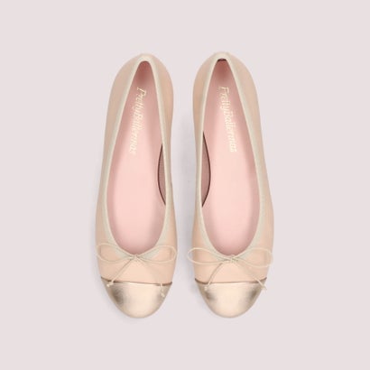 プリティ・バレリーナ Pretty Ballerinas NICOLE cap-toe / ニコル キャップトゥ バレーシューズ （NUDE-COCO）