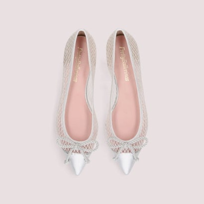 プリティ・バレリーナ Pretty Ballerinas ELLA cap-toe tulle / 内鰓 キャップトゥ チュール バレーシューズ （PLATA-PLATA）