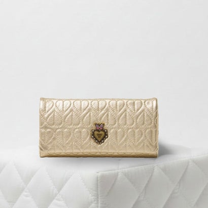 アナスイ ANNA SUI ドリーミー かぶせ長財布 （ゴールド）