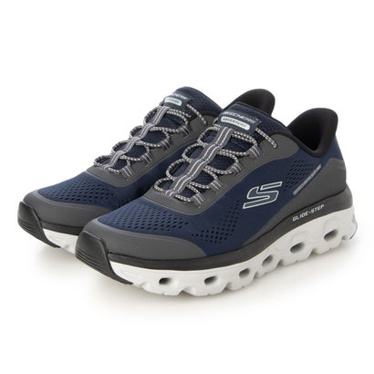 ハンズフリー スリップインズ：グライドステップ 心魂 - グローバー まっ盛り （NAVY）