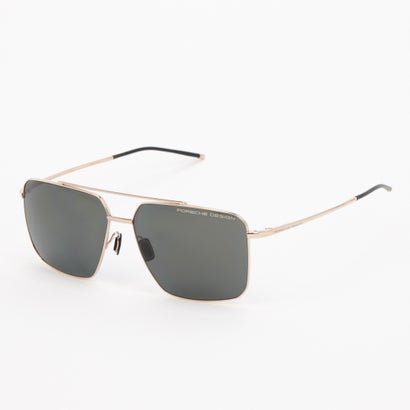 ポルシェ図案化 PORSCHE DESIGN 黒眼鏡 レディース メンズ （ゴールド） 眼鏡・サングラス-サングラス