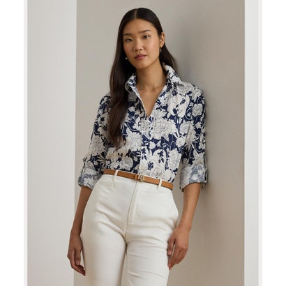 ローレン ラルフ ローレン LAUREN RALPH LAUREN リラックス フィット フローラル リネン シャツ （100ホワイト）｜LOCOMALL（ロコンド公式ストア）