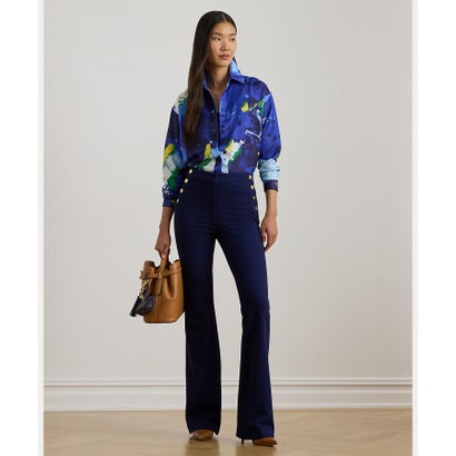 ローレン ラルフ ローレン LAUREN RALPH LAUREN ツイル セーラー ブーツ パンツ （410ネイビー）
