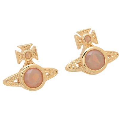 ヴィヴィアン ウエストウッド Vivienne Westwood ピアス ゴールド ピンク レディース VIVIENNE WESTWOOD 62010220 R935 （GOLD MILKY AMBER）