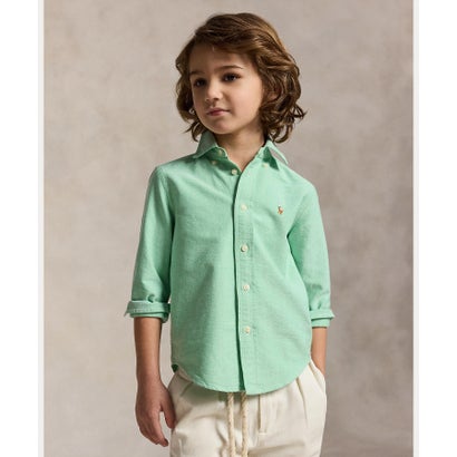ポロ ラルフ 置き目レン POLO RALPH LAUREN (ボーイズ 2才～7才)冷コーニック オックスフォード プルオーバー （300緑であること）