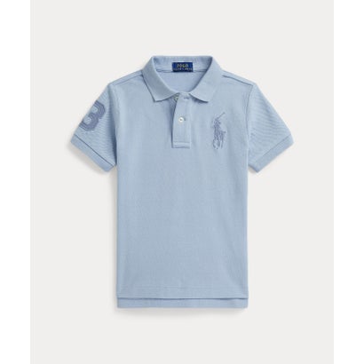 ポロ ラルフ 置き目レン POLO RALPH LAUREN (ボーイズ 2才～7才)Big Pony 綿織物 メッシュ スポーツシャツ （450青色）