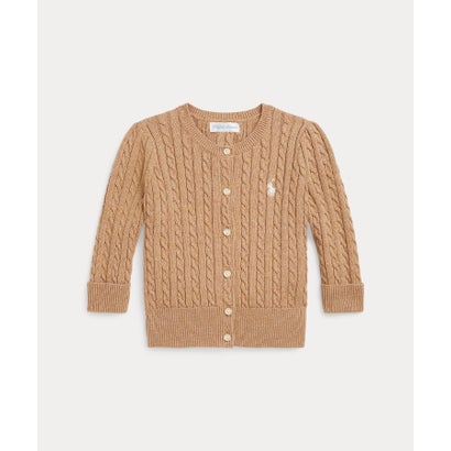 ポロ ラルフ ローレン POLO RALPH LAUREN (ベビー)ミニケーブル コットン カーディガン （260ブラウン）