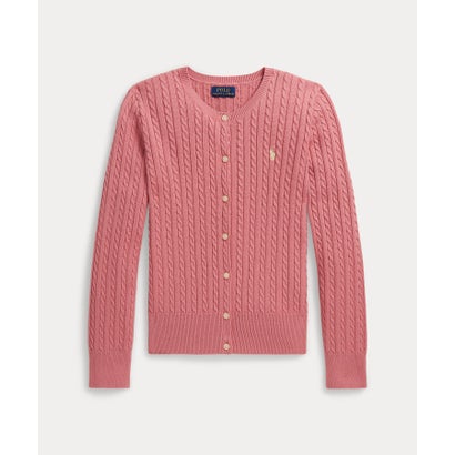ポロ ラルフ ローレン POLO RALPH LAUREN (ガールズ 7才～16才)ミニケーブル コットン カーディガン （650ピンク）｜LOCOMALL（ロコンド公式ストア）
