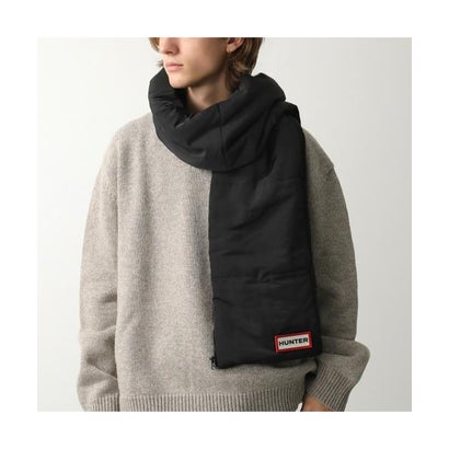 山立ち HUNTER HUNTER えり巻き INTREPID ZIP UP SCARF HR10027 （BLACK/BLK/黒いこと）