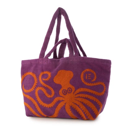 イヌイエディションズ INOUI EDITIONS 【正規取扱店】TERRY MAXI SHOPPER BAG 07808 （Violet / Purple）