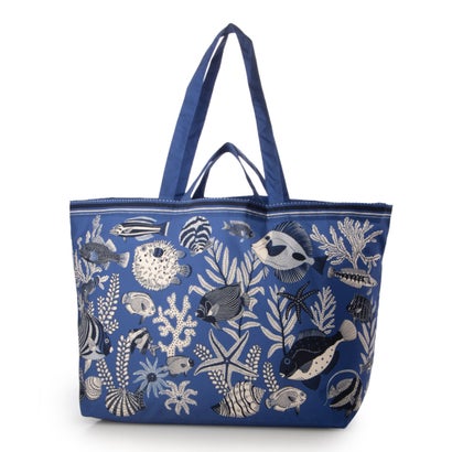 イヌイエディションズ INOUI EDITIONS 【定め事取りまわし店】MAXI SHOPPER BAG 07708 （Bleu / Blue）