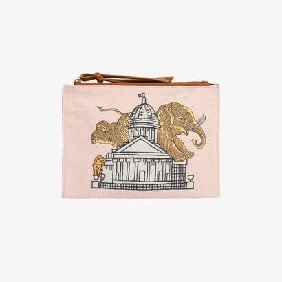 イヌイエディションズ INOUI EDITIONS 【正規取扱店】EMBROIDERED POUCH 06808 （Pastel / Pastel）