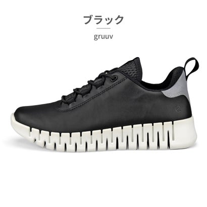 エコー ECCO スニーカー レディース 21820360718 21820360719 エコー GRUUV レザー （ブラック）