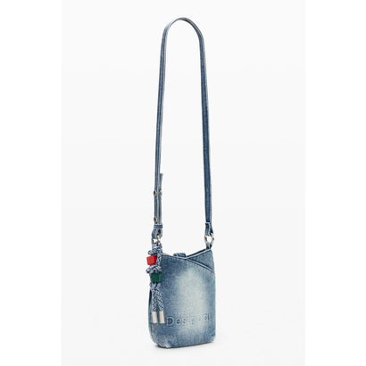 デシグアル Desigual モバイルチャームホルダー （青色）