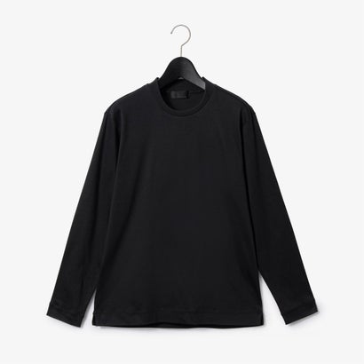 ダーバン D\u0027URBAN コットンスムースロングカットソー（黒いこと）