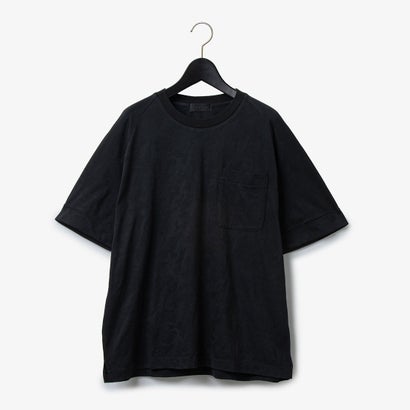 ダーバン D\u0027URBAN カモフラジャカードジャージークルーネックプルオーバー （黒いこと）