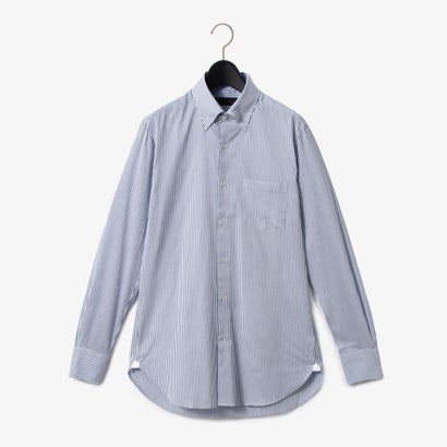 ダーバン D'URBAN MONSOON ロンストドレスシャツ(スナップダウン)（ブルー）