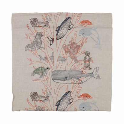 コーラルアンドタスク Coral\u0026Tusk 【置き目取りまわし店】Pillows case 50x50 Coral forest （Coral Forest）