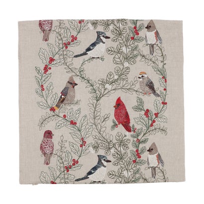 コーラルアンドタスク Coral\u0026Tusk 【定め事取りまわし店】Pillows case 50x50 Winter birds （Winter Birds）