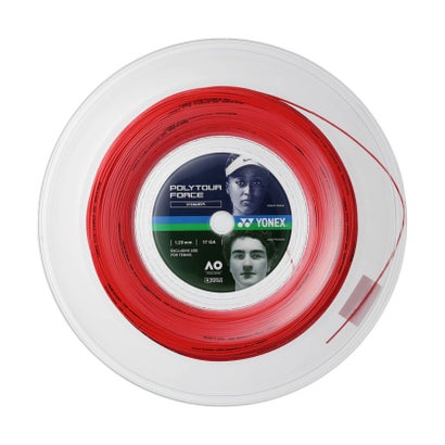 ヨネックス YONEX ヨネックス YONEX 庭球 ポリツアーフォース 120 200M  PTFO20R2 （212 ブライト赤いこと）