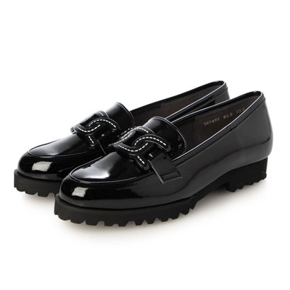 ブリジットバーキン ウォーク Bridget Birkin Walk ラウンドコンフォートローファー （ブラックエナメル）