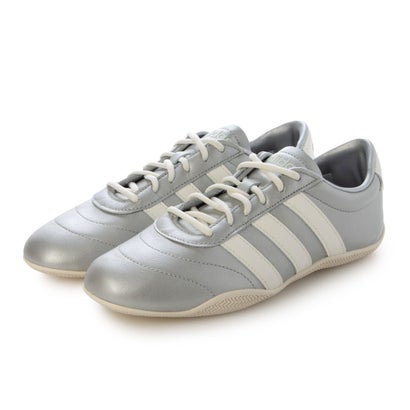 アディダス adidas レディース スニーカー グランドコート ロー JQ7243 （シルバーメタリック/オフホワイト/フットウェアホワイト）