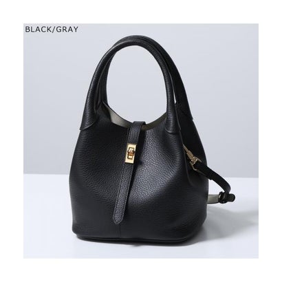 ヴィオラドーロ VIOLAd'ORO VIOLAd'ORO ハンドバッグ TRERO トレロ V-1613 レザー （BLACK/GRAY-ブラック）｜LOCOMALL（ロコンド公式ストア）