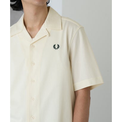 フレッドペリー FRED PERRY 【日本正規品】COMPRESS MESH REVERE COLLAR SH M1745 （オフホワイト）