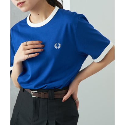 フレッドペリー FRED PERRY ◎26SS 先行予約販売◎【正規品】◎新色追加◎ RINGER T-SHIRT M3519 （ブルー）