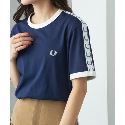 フレッドペリー FRED PERRY 【日本置き目品】TAPED RINGER T-SHIRT M4620 （米国海軍）