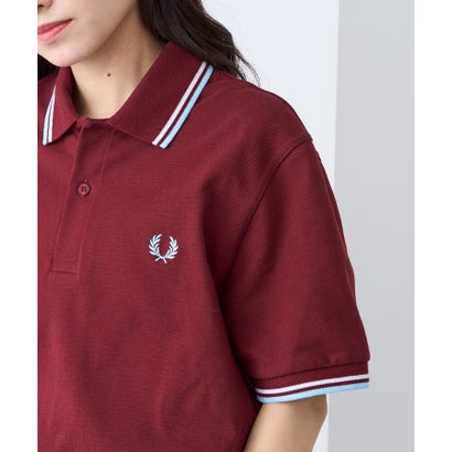 フレッドペリー FRED PERRY 【日本正規品】◎新色追加◎ TWIN TIPPED FRED PERRY SHIRT M12 Made in England （レッド系）