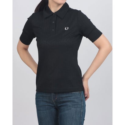 フレッドペリー FRED PERRY 【日本正規品】SHEER RIB POLO SHIRT G2168 (ブラック)|LOCOMALL(ロコンド公式ストア)